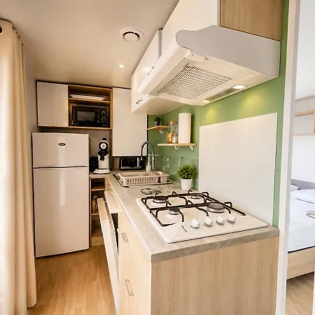 Mobilhome L'instant Bleu - La Hébergement de vacances Mimizan-Plage